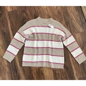 NWT! American Eagle Stripe Crewneck Knit Sweater XS